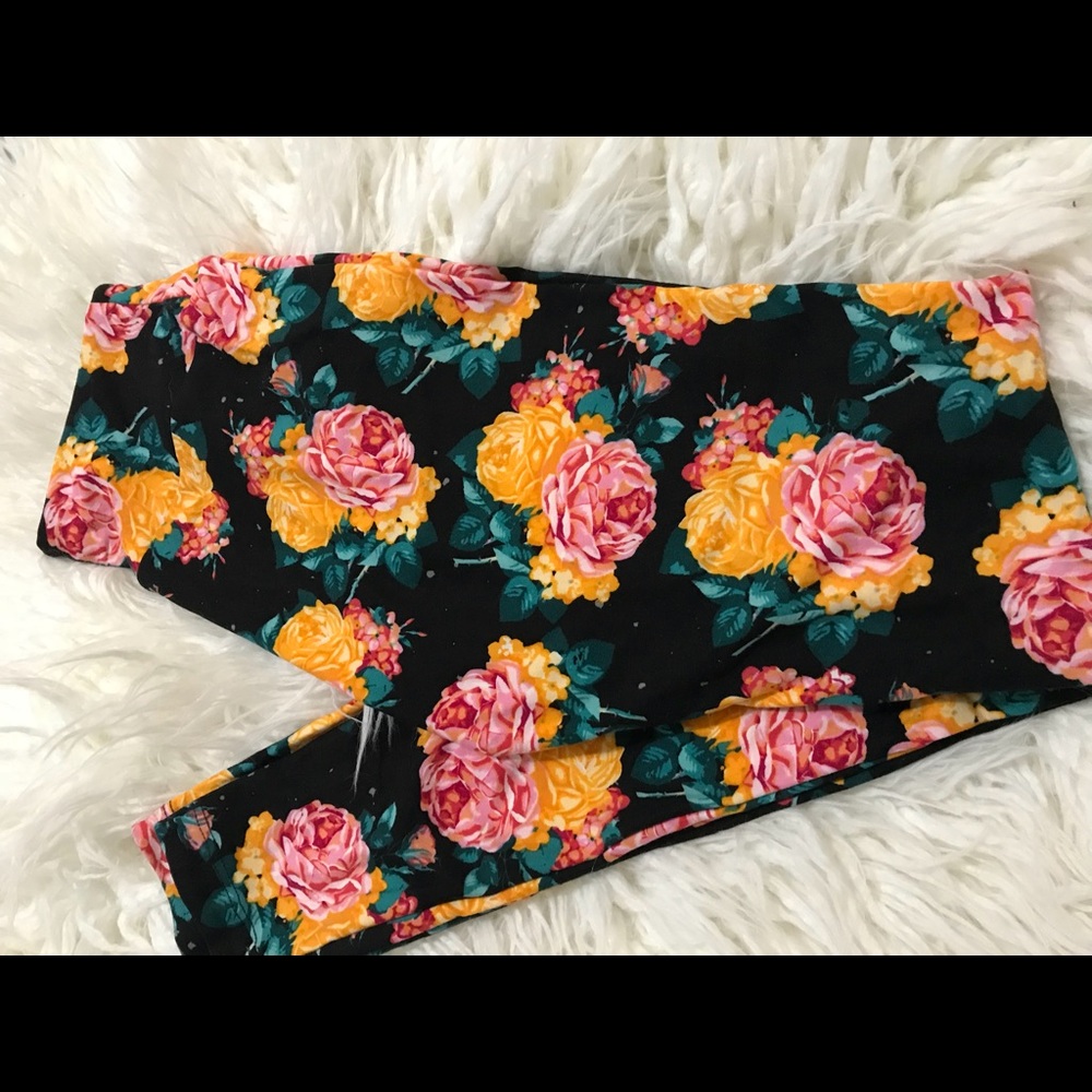 Os LuLaRoe floral leggings